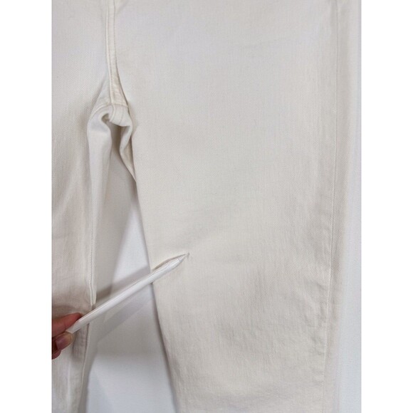 Frank & Eileen Womens Jeans Everday White Cork  Denim Straight High Rise Size 28 - Picture 9 of 14